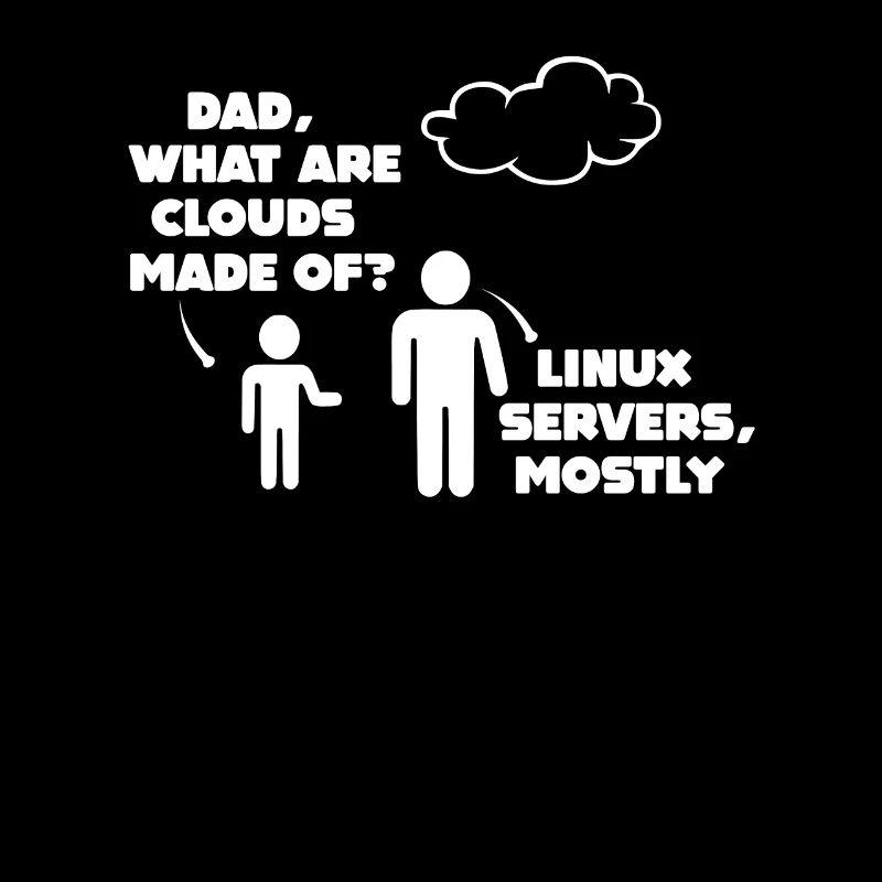 Funny Cloud Computing Papa Und Sohn