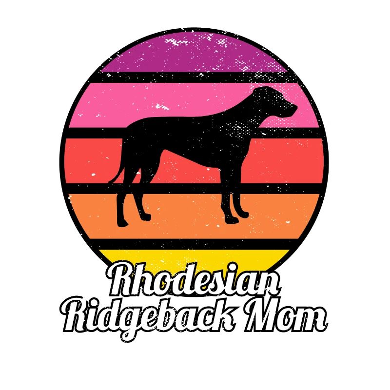 Rhodesian Ridgeback Mom I Retro Ridgeback Mom