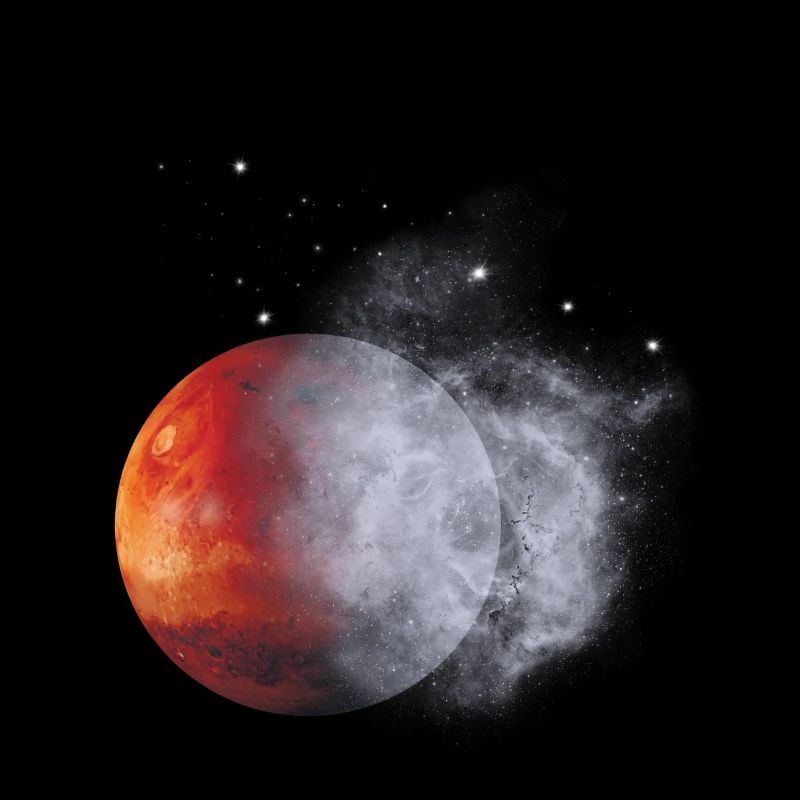 Space Space Space Rocket Sun Fog