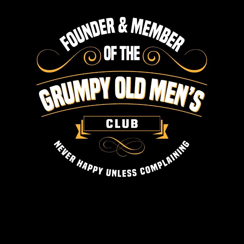 Grumpy old man