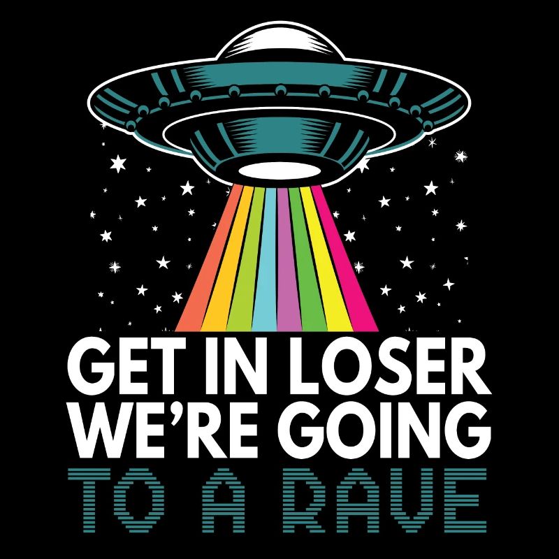 Rave Alien Ufo CoolEr Raven Sort