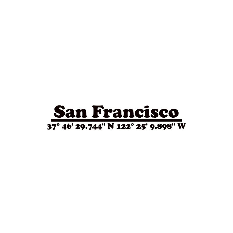 San Francisco Coordinates