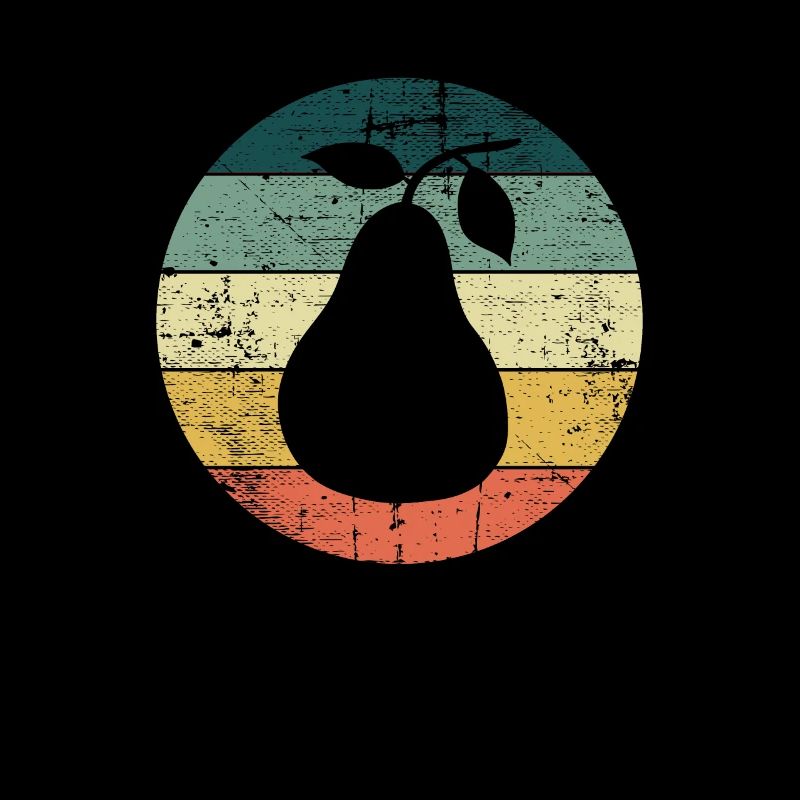 Pear Fruit Fruit Pears Garden Retro Gift