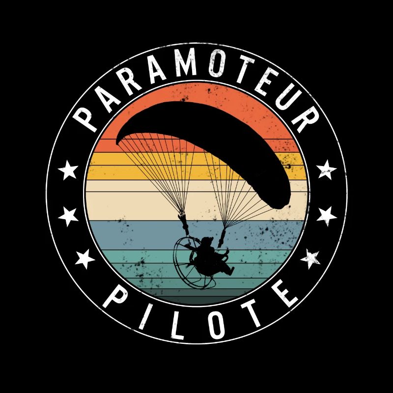 Merde de pilote de paramoteur, amant de