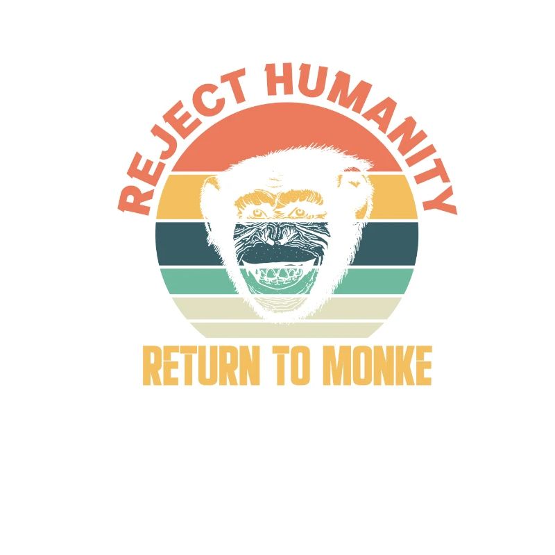 Affe Evolution Menschenaffen Affen Geschenk