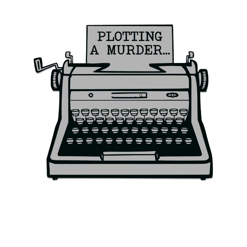 Plotting A Murder Typewriter Author Writer Book