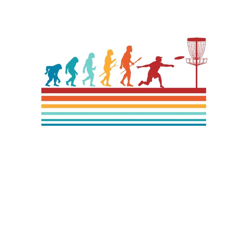 Disc Golf Evolution Frisbee Disc Golf Gift