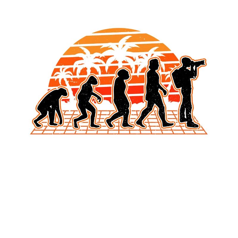 Photographer Evolution Sunset Camera Photojournalist