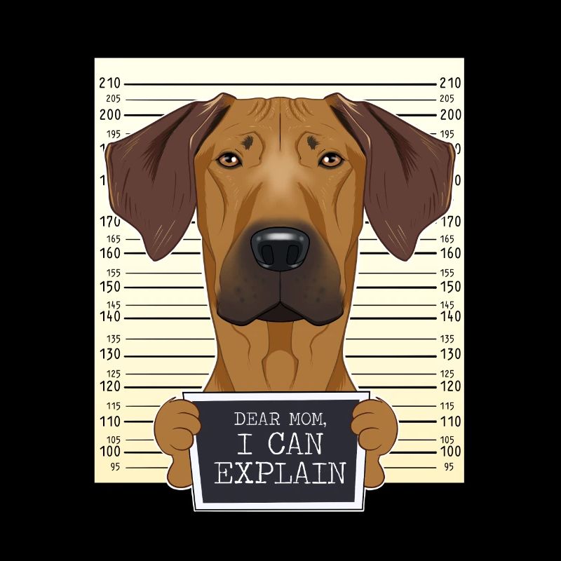 Drôle Rhodesian Ridgeback Maman I Rhodesian Mom