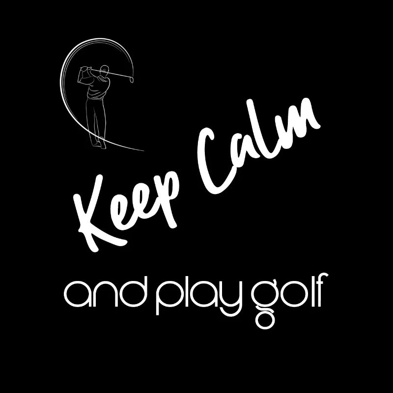 Keep Calm and Play Golf - Golfspieler Geschenk