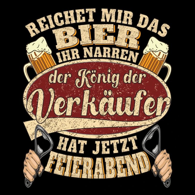 Verkäufer Bier Feierabend