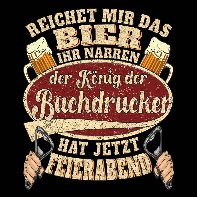 Buchdrucker Bier Feierabend