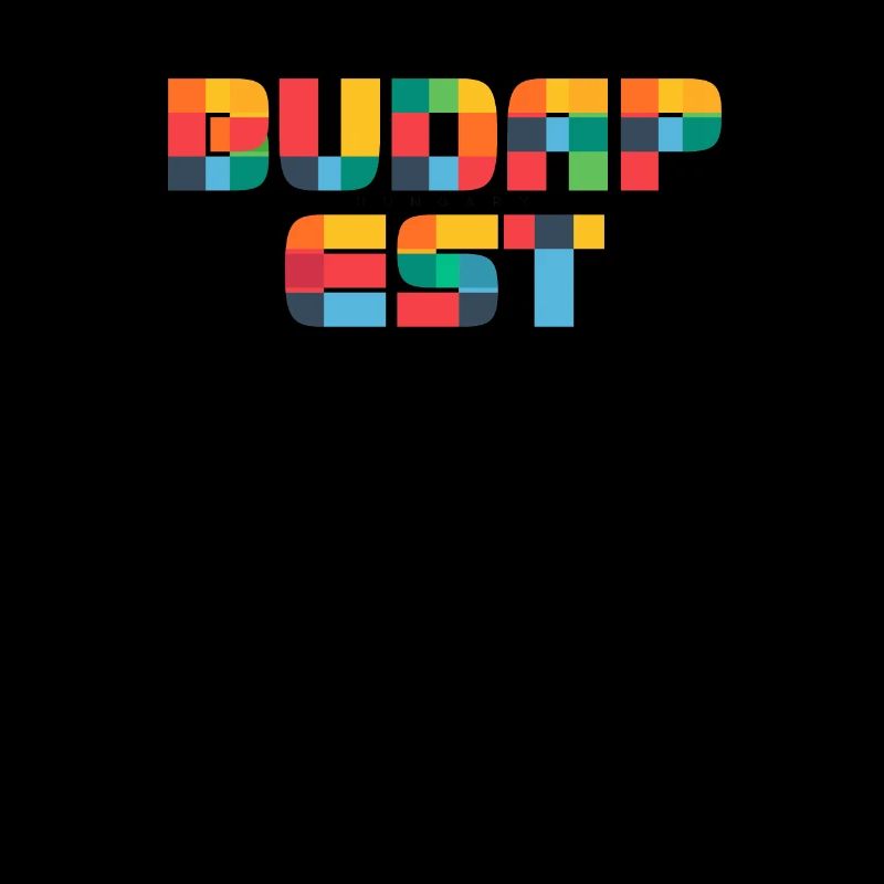 Budapest Ungarn CMYK Pop Art Stil