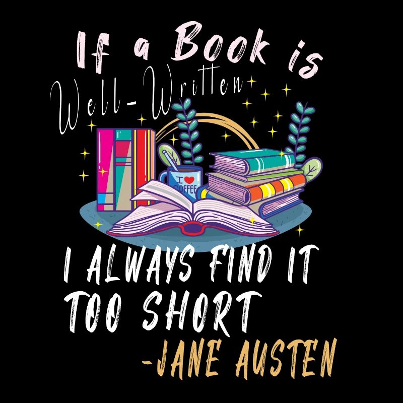 Book Reader Reading Literature Jane Austen quotes