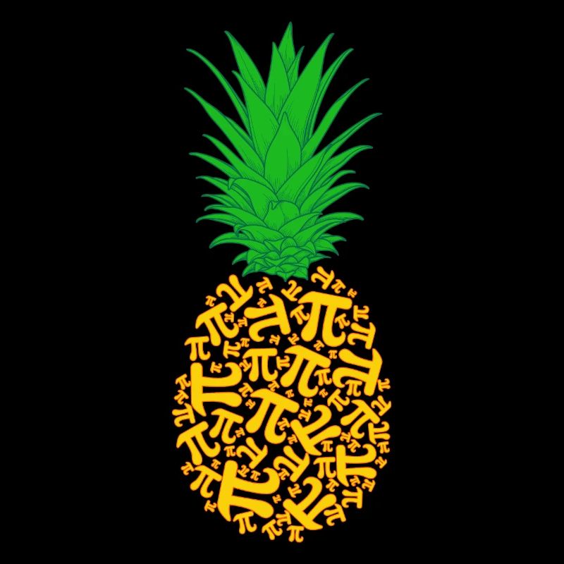 Mignon Pi Day Shirt Pineapple Fruit Lover Math