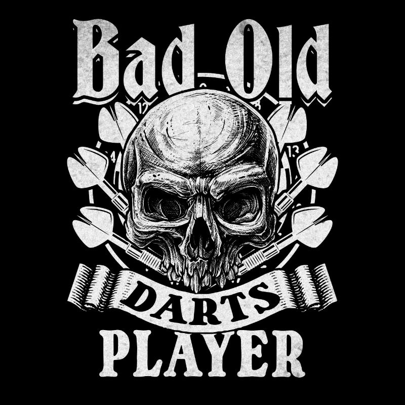 Darts game play Old Man darts player Bad Old