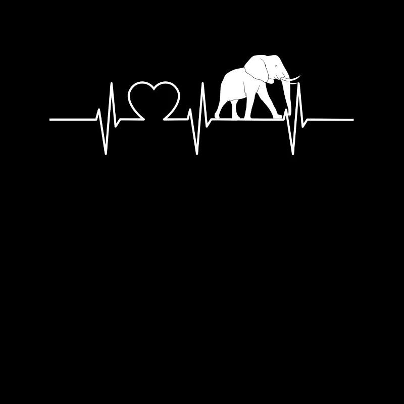 Elephant Elephant Heartbeat ECG Pulse
