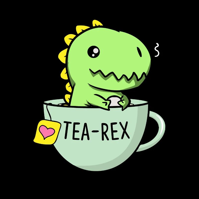 Tea Rex Cute Dinosaur TRex In A Tea Cup
