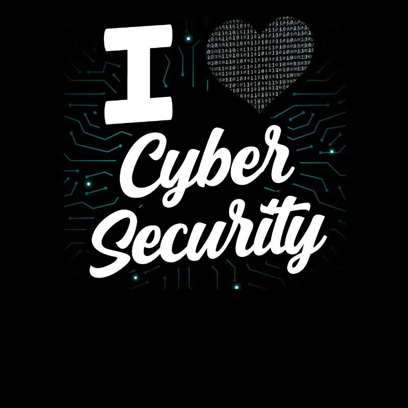 Ich Liebe Cybersecurity Hack IT Sicherheit Hacker