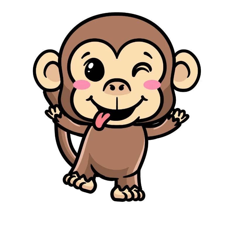 Émoticône de singe Emotion Monkey Lover