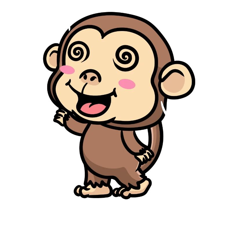 Émoticône de singe Emotion Monkey Lover