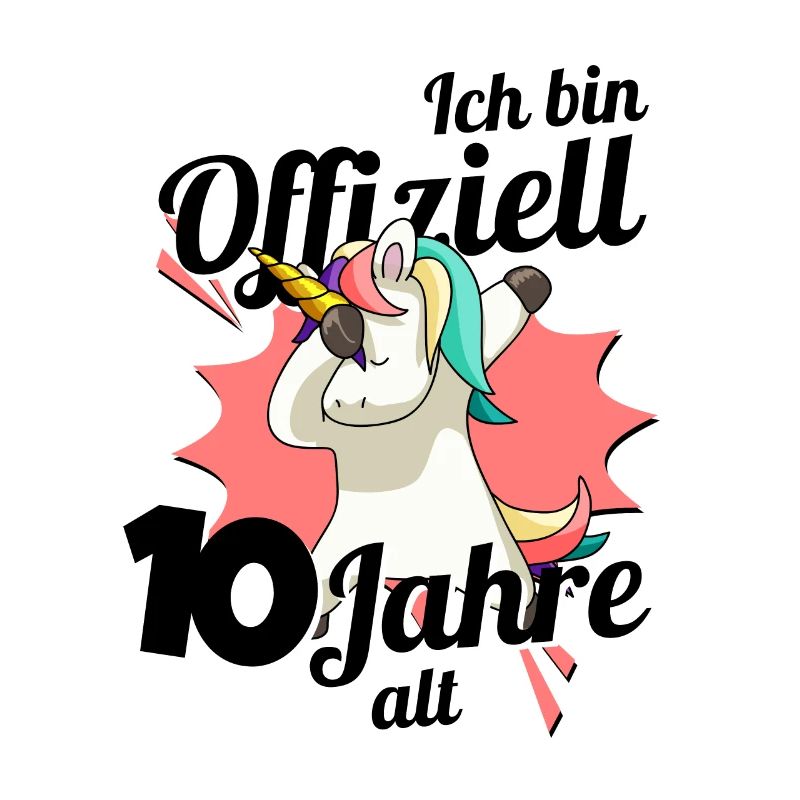 10. Geburtstag Dabbendes Einhorn Kindergeburtstag