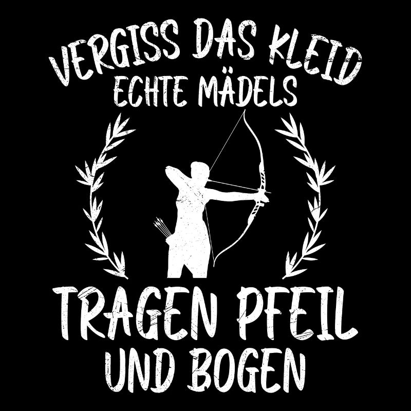 Echte Mädchen tragen Pfeil und Bogen Bogenschießen