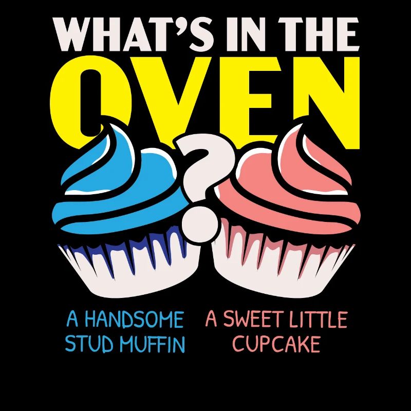 Was ist im Backofen Muffin oder Cupcake Baby-Ankün