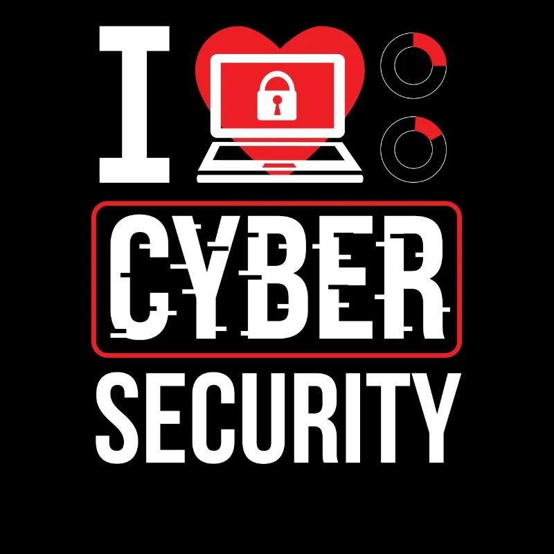 Ich Liebe Cybersecurity Hack Hacker IT Sicherheit