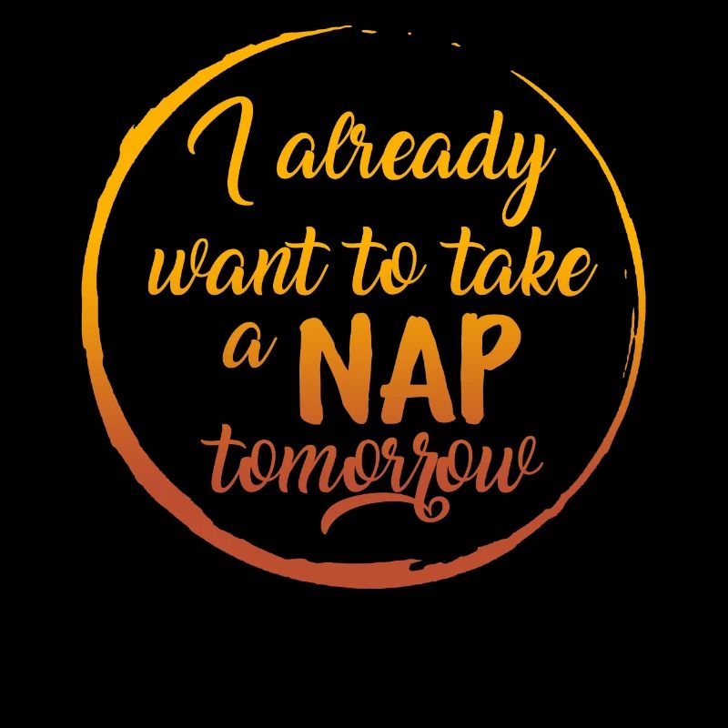 Nickerchenhemd, ich möchte schon ein Nickerchen machen