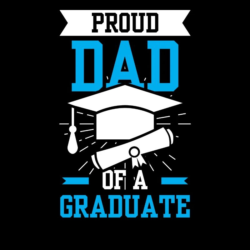 Stolzer Vater Eines Absolventen Abschluss