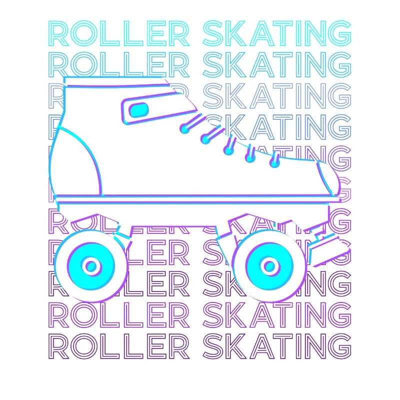 Roller Skating Roller Skaters Roller Skates Retro