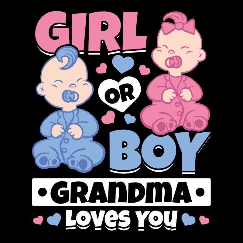 Mädchen oder Junge Oma liebt dich - Geschlecht des