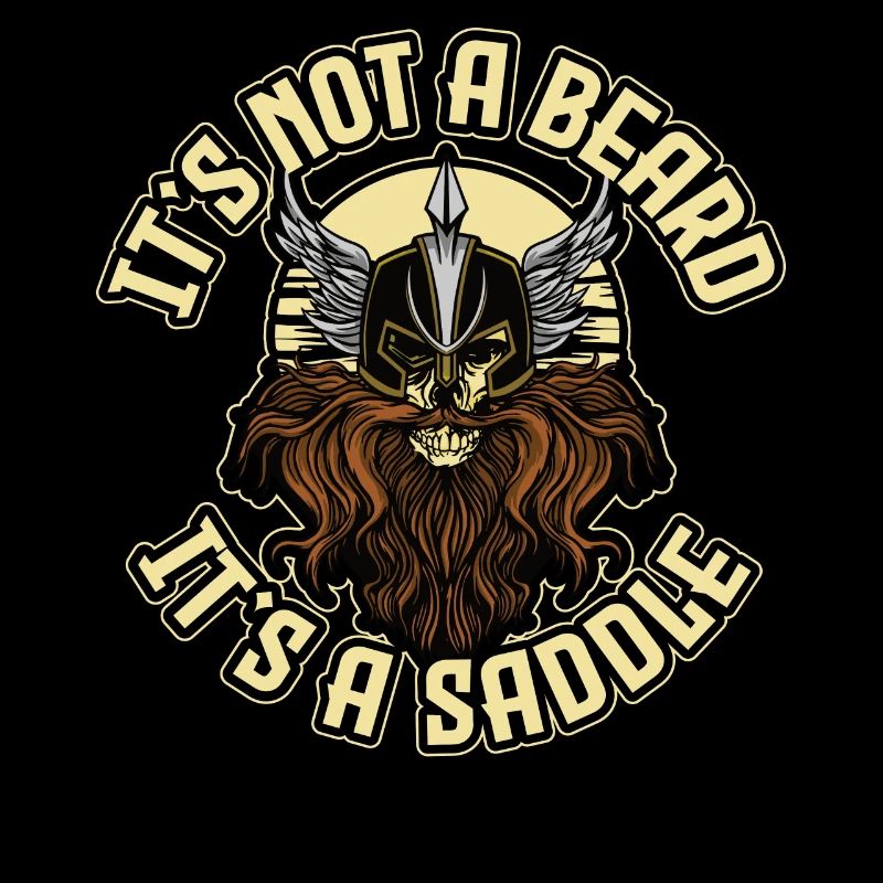 Its Not A Beard Its A Saddle Bart Geschenk