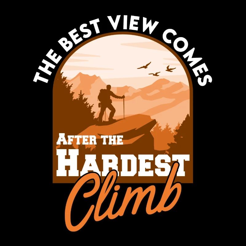 La meilleure vue vient après la montée la plus difficile