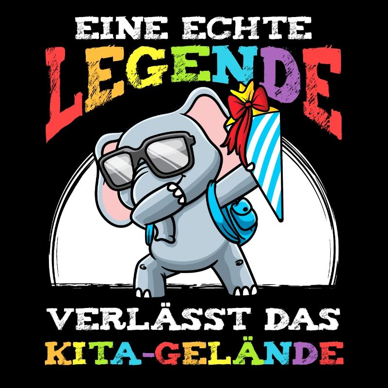 Schulkind Einschulung Elefant