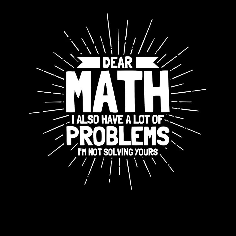 Math Mathématiques Sciences Math Cadeau