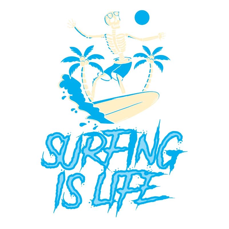 Le surf, c’est la vie Surfboard Surfer Surf