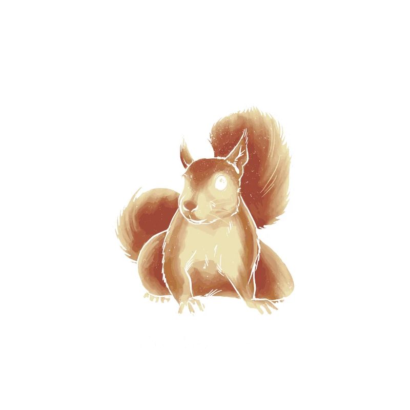 Eichhörnchen machen mich glücklich - Eichhörnchen