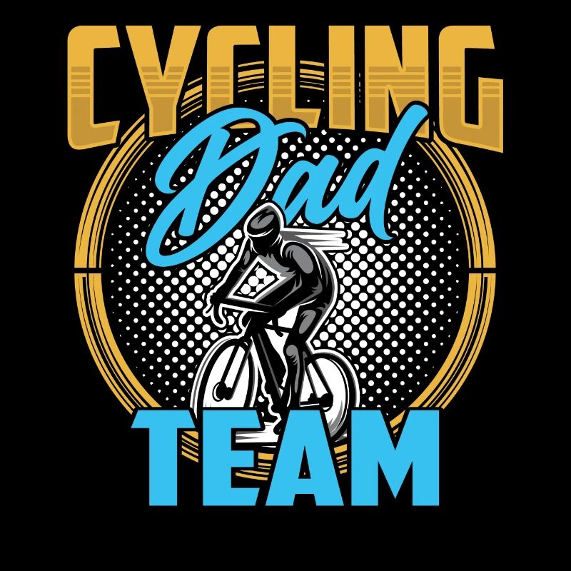Cyclist Father Team Father Day Papi Papa Sayings