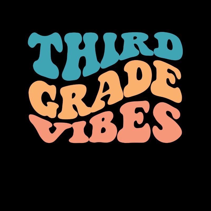 Third Grade Vibes - 3rd Grade Team Retro 1st Day