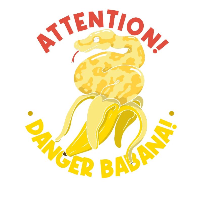 Banana Ball Python Attention Banane dangereuse