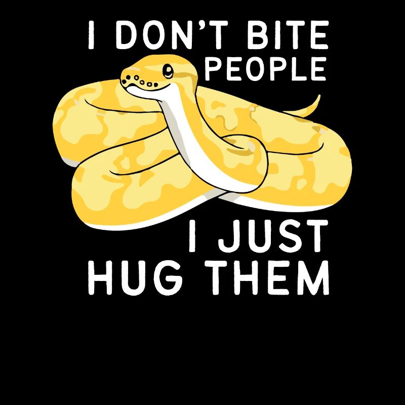 Banana Ball Python Ich Beiße Nicht Ich Umarme Nur