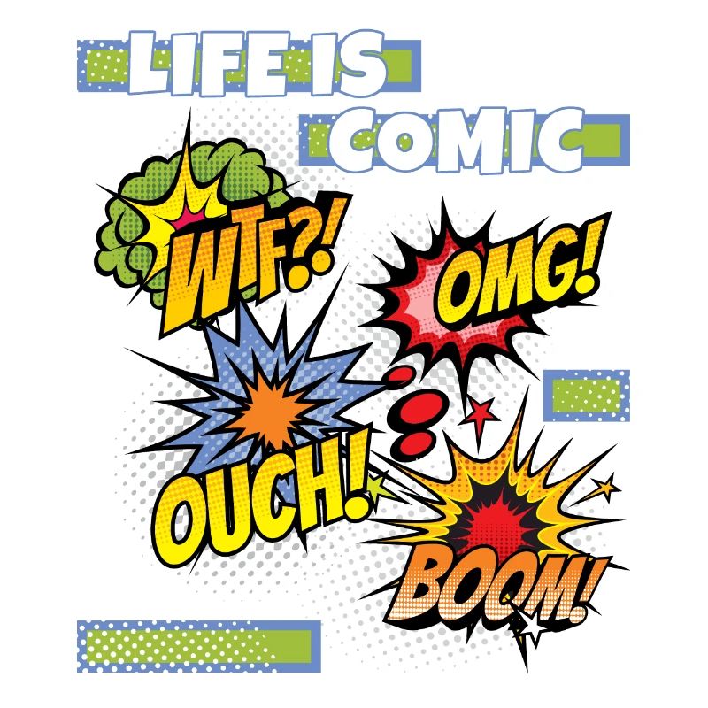Comic, comic strips, funny saying comic style