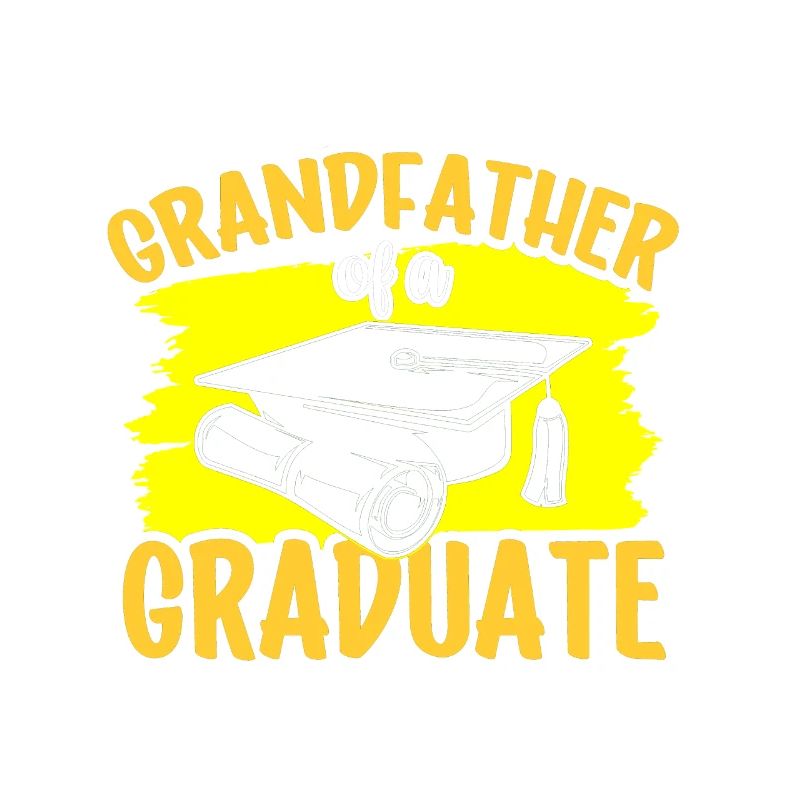 Stolzer Großvater Eines Absolventen Absolvent