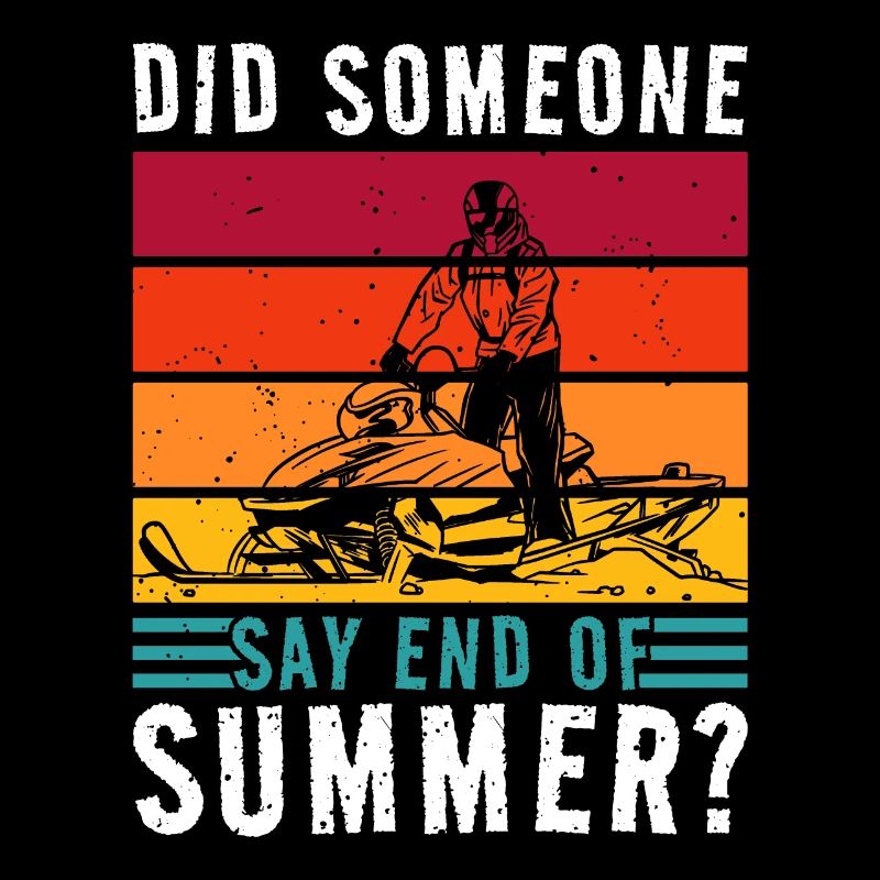 Snowmobile driver saying