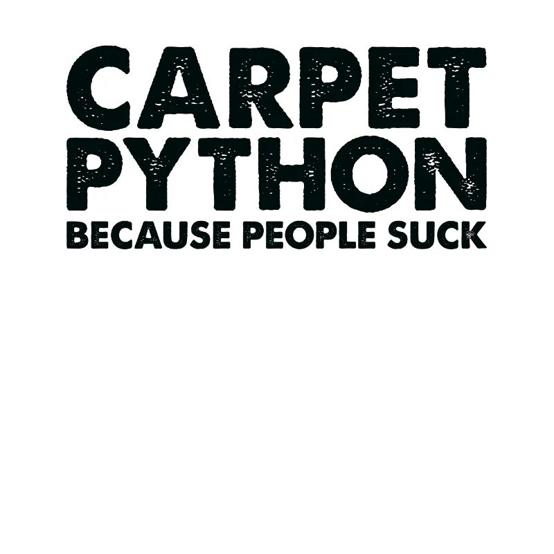Leute Saugen Teppich-Python-Schlange