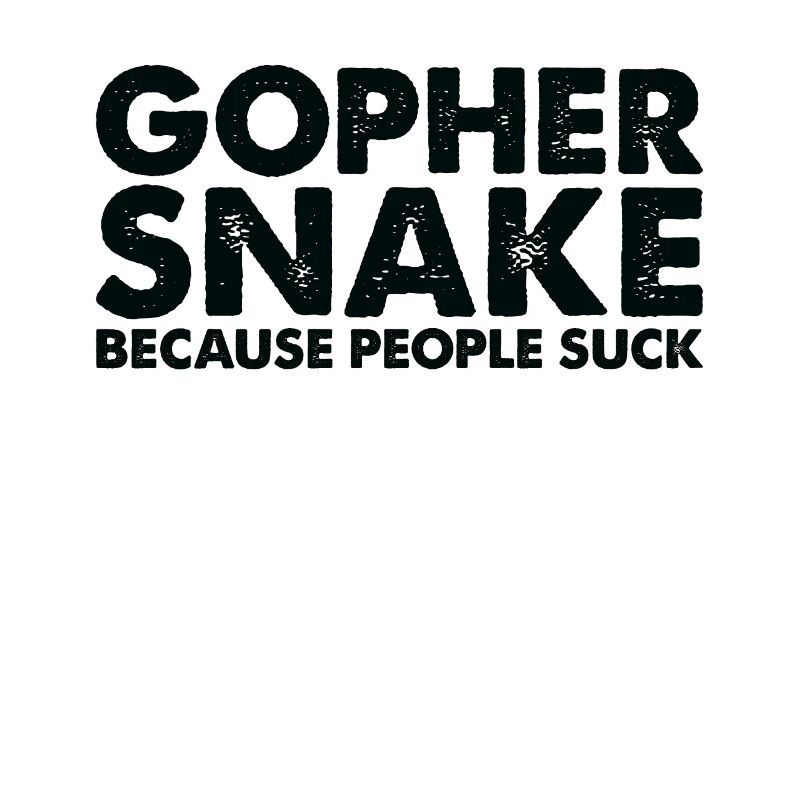 Les gens sucent le serpent gopher