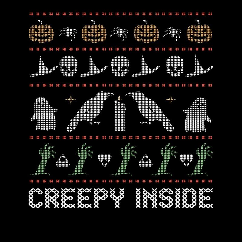 Stitch Pattern Horror Creatures Inside Halloween