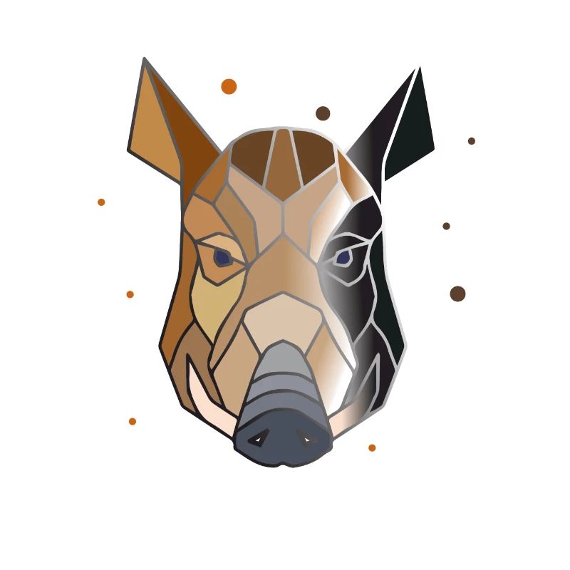 Wildschwein Polygon